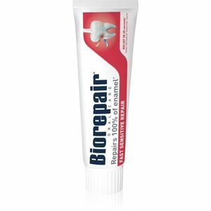Biorepair Fast Sensitive Repair bioaktivní pasta pro snížení citlivosti zubů a obnovení zubní skloviny 75 ml obraz