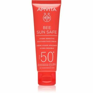 Apivita Bee Sun Safe Hydra Sensitive Soothing Face Cream SPF50+ zklidňující a hydratační krém SPF 50+ 50 ml obraz