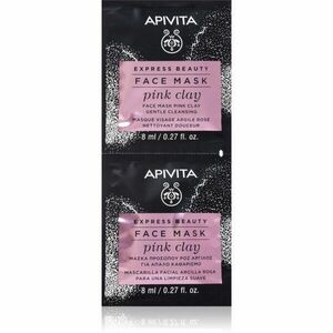 Apivita Express Beauty Cleansing Face Mask Pink Clay čisticí maska na obličej 2x8 ml obraz