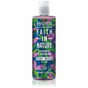 Faith In Nature Lavender & Geranium relaxační sprchový gel 400 ml obraz