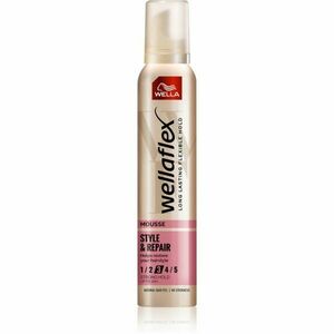 Wella Wellaflex Style & Repair pěnové tužidlo pro přirozený vzhled 200 ml obraz