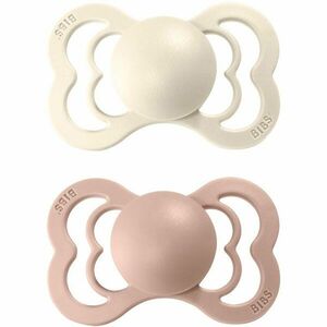BIBS Supreme Natural Rubber Size 1: 0+ months dudlík Ivory / Blush 2 ks obraz