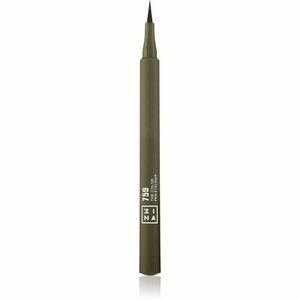 3INA The Color Pen Eyeliner oční linky ve fixu odstín 759 - Olive green 1 ml obraz