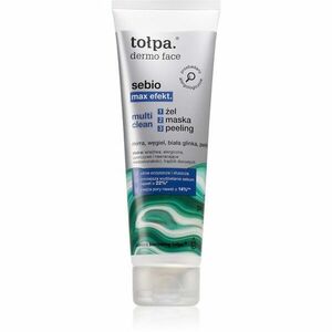 Tołpa Dermo Face Sebio Max Efect čisticí maska a peeling pro problematickou pleť, akné 100 ml obraz
