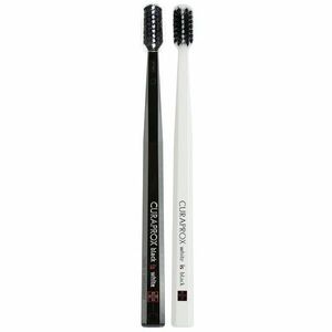 Curaprox Black is White zubní kartáčky ultra soft Black & White 2 ks obraz