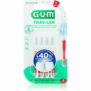 G.U.M Trav-Ler Interdental mezizubní kartáčky 0, 8 mm 4 ks obraz