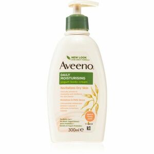 Aveeno Daily Moisturising Yoghurt body cream vyživující tělové mléko Apricot & Yoghurt 300 ml obraz