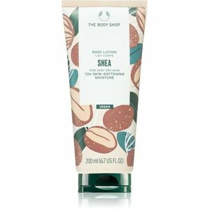 The Body Shop Shea Body Lotion výživný tělový krém pro suchou pokožku 200 ml obraz