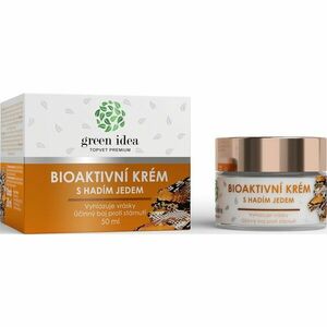 Green Idea BIOAKTIVNÍ KRÉM S HADÍM JEDEM vyhlazující a zpevňující péče 50 ml obraz
