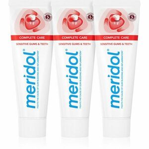 Meridol Complete Care zubní pasta pro citlivé zuby 3x75 ml obraz