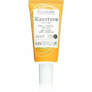 FlosLek Laboratorium Beta Carotene oční krém proti otokům a vráskám s kofeinem 30 ml obraz