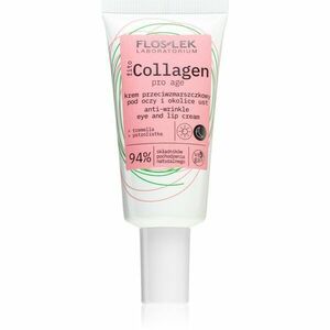 FlosLek Laboratorium Fito Collagen denní a noční krém proti vráskám na kontury očí a rtů 30 ml obraz
