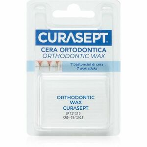 Curasept Orthodontic Wax ortodontický vosk pro rovnátka 7 ks obraz