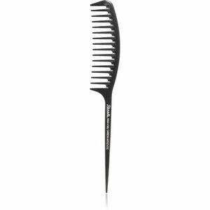 Janeke Carbon Fibre Fashion Comb with a long tail and wavy frame hřeben na vlasy 21, 5 x 3 cm 1 ks obraz