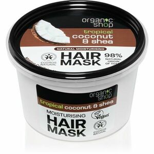 Organic Shop Natural Coconut & Shea intenzivní vlasová maska s hydratačním účinkem 250 ml obraz