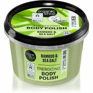 Organic Shop Organic Bamboo & Sea Salt energizující tělový peeling 250 ml obraz