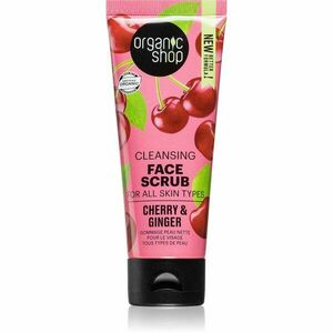 Organic Shop Ginger & Cherry čisticí pleťový peeling 75 ml obraz