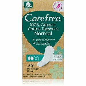 Carefree Organic Cotton Normal slipové vložky 30 ks obraz