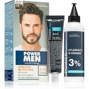 Joanna Power Men barva na vlasy pro muže odstín Natural Brown obraz