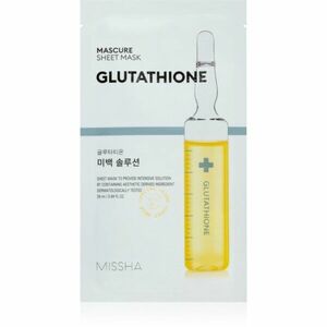 Missha Mascure Glutathione rozjasňující plátýnková maska 28 ml obraz