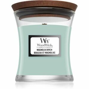 Woodwick Magnolia Birch vonná svíčka s dřevěným knotem 85 g obraz