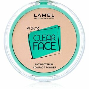 LAMEL OhMy Clear Face kompaktní pudr s antibakteriální přísadou odstín 401 Light Natural 6 g obraz