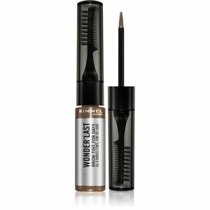 Rimmel Wonder'Last semipermanentní gelová barva na obočí odstín 002 Soft Brown 4.5 ml obraz