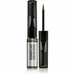 Rimmel Wonder'Last semipermanentní gelová barva na obočí odstín 003 Medium Brown 4.5 ml obraz