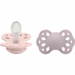 BIBS Infinity Symmetrical Size 1: 0+ months dudlík Blossom/ Dusky Lilac 2 ks obraz