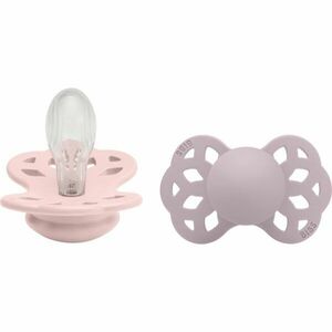BIBS Infinity Symmetrical Size 2: 6+ months dudlík Blossom/Dusky Lilac 2 ks obraz