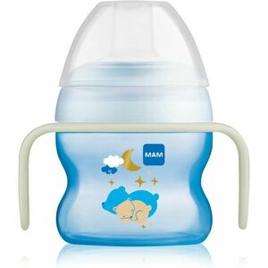 MAM Starter Cup Night tréninkový hrnek s držadly Bear 150 ml obraz