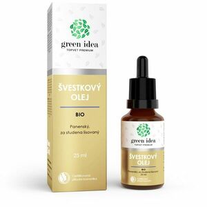 Green Idea Švestkový olej BIO švestkový olej lisovaný za studena 25 ml obraz