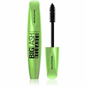 Makeup Revolution Big Lash Reloaded objemová řasenka v extra černé odstín Ultra Black 8 ml obraz