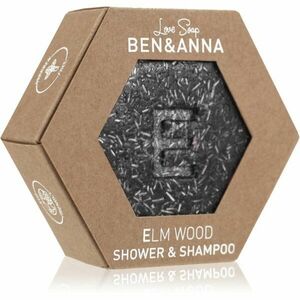 BEN&ANNA Love Soap Shower & Shampoo tuhý šampon a sprchový gel 2 v 1 Elm Wood 60 g obraz