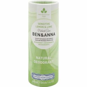 BEN&ANNA Sensitive Lemon & Lime tuhý deodorant 40 g obraz