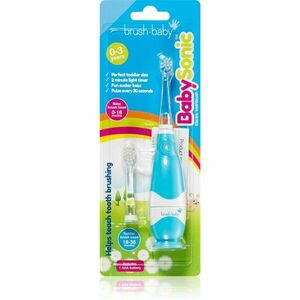 Brush Baby BabySonic elektrický zubní kartáček pro děti 0 – 36 měsíců Blue 1 ks obraz