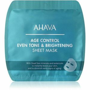 AHAVA Time To Smooth rozjasňující plátýnková maska proti vráskám 1 ks obraz