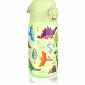 Ion8 Leak Proof nerezová láhev na vodu pro děti Dinosaurs 400 ml obraz