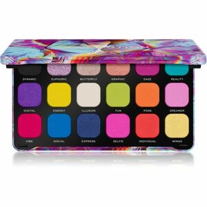 Makeup Revolution Forever Flawless paleta očních stínů odstín Digi Butterfly 18 x 1.1 g obraz