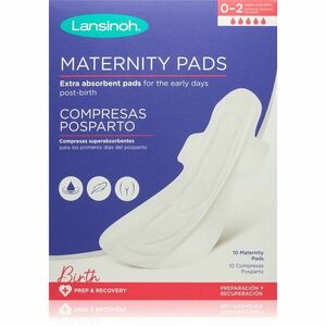 Lansinoh Maternity Pads 0-2 weeks porodnické vložky 10 ks obraz