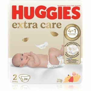 Huggies Extra Care Size 2 jednorázové pleny 3-6 kg 24 ks obraz