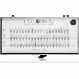 Lash Brow Premium Flare Silk Lashes umělé řasy Natural Long 1 ks obraz