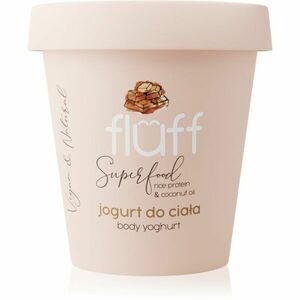 Fluff Superfood Chocolate tělový jogurt Rice Protein & Coconut Oil 180 ml obraz