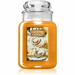 Country Candle Warm Cinnabuns vonná svíčka 737 g obraz