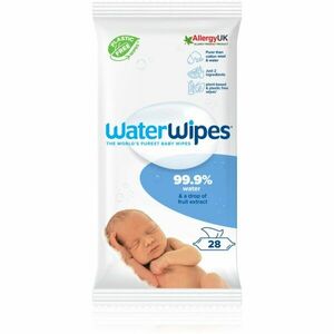 WaterWipes Water Wipes Baby Wipes dětské jemné vlhčené ubrousky 28 ks obraz