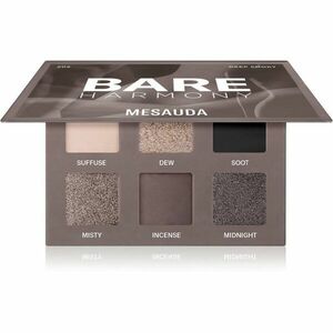 Mesauda Milano Bare Harmony paleta očních stínů odstín 202 Deep Smoky 6x1 g obraz
