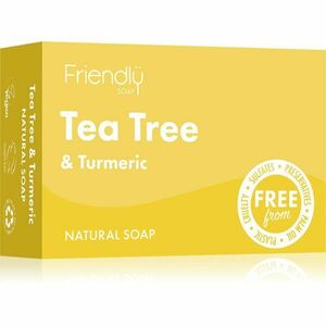 Friendly Soap Natural Soap Tea Tree & Turmeric přírodní mýdlo 95 g obraz