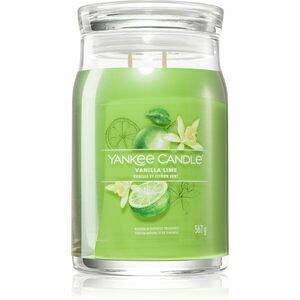 Yankee Candle Vanilla Lime vonná svíčka Signature 567 g obraz