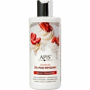 Apis Natural Cosmetics Creamy Strawberry hydratační sprchový gel 300 ml obraz