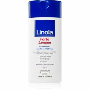 Linola Forte Shampoo zklidňující šampon pro suché vlasy a citlivou pokožku hlavy 200 ml obraz
